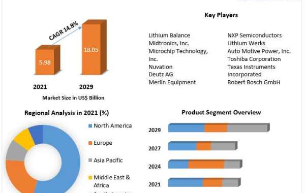 Battery Management System Market Global Share, Size, Trends Analysis, 2029