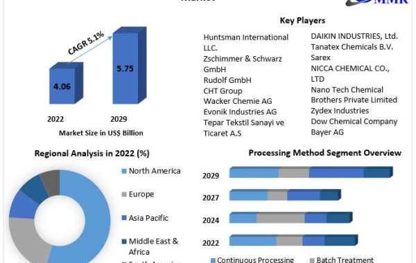 Functional Textile Finishing Agents Market  Revenue Growth Regional Share Analysis and Forecast Till 2029