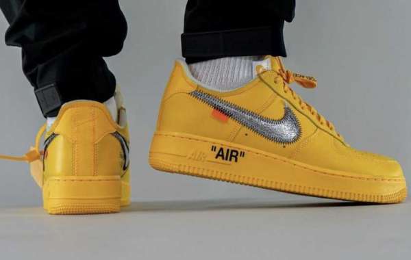 Golden Glory: AF1 Low Off White ICA-salg